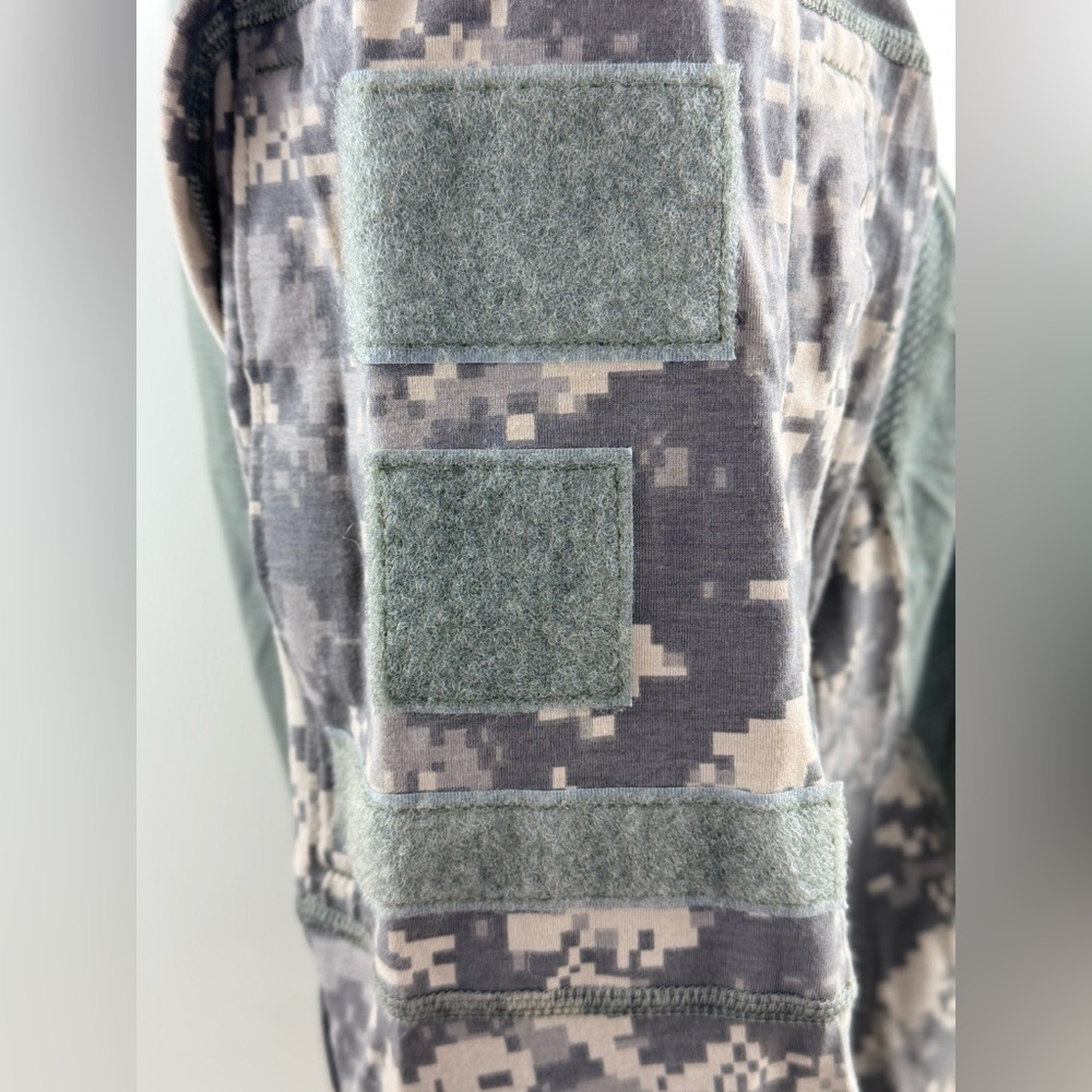 Massif US Army Combat Shirt Men Large, Digital Camo, Flame Resistant, Stretch - Picture 4 of 16